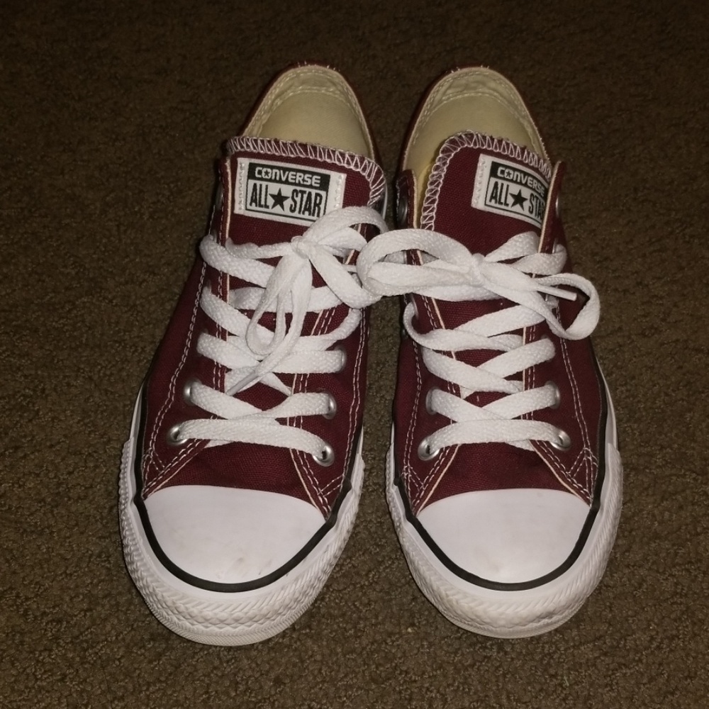 Maroon Converse